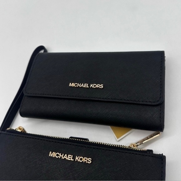 Michael Kors Large Double Zip Wallet Wristlet & Trifold
Wallet black - Picture 2 of 16
